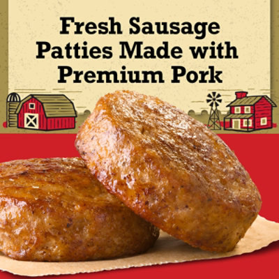 Jimmy Dean Premium All Natural Pork Sausage Patties 8 Count - 12 Oz - Image 3