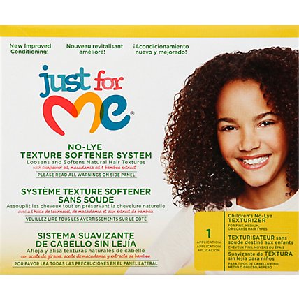 Just For Me Childrens No Lye Texture Softener Kit - Each - Image 3