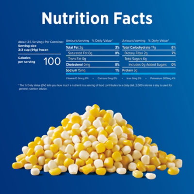 Birds Eye Steamfresh Gold And White Corn Frozen Vegetables - 10.8 Oz - Image 4