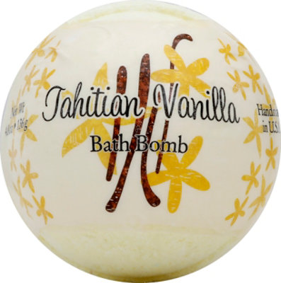 Primal Elements Bath Bomb Tahitian Vanilla - 4.8 Oz - Image 2