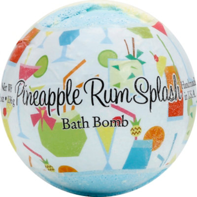 Pineapple Rum Splash Bath Bomb - 4.8 Oz - Image 2