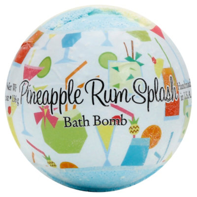 Pineapple Rum Splash Bath Bomb - 4.8 Oz