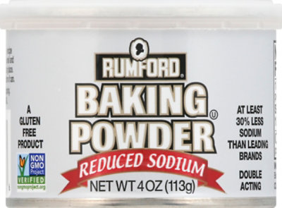 Rumford Baking Powder Reduced Sodium - 4 Oz - Image 2