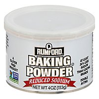 Rumford Baking Powder Reduced Sodium - 4 Oz - Image 1