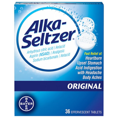 Alka-Seltzer Original Antacid Tablets - 36 Count