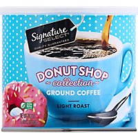 Signature SELECT Donut Shop Collection Coffee Ground Light Roast - 24.2 Oz - Image 2
