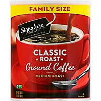 Signature SELECT Coffee Ground Medium Roast Classic Roast Family Pack - 48 Oz - Image 2