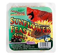 Browns Song Blend Wild Bird Food Suet Sunflower Feast Tub - 11 Oz