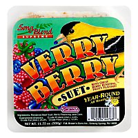 Browns Garden Chic Wild Bird Food Suet Cake Verry Berry Tub - 11.75 Oz - Image 1