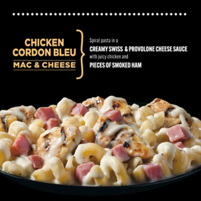 DEVOUR Chicken Cordon Bleu Mac & Cheese Frozen Meal Box - 10.5 Oz - Image 4