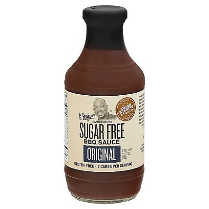 G Hughes Bbq Sauce Sugar Free Smokehouse Original - 18 Oz - Image 3