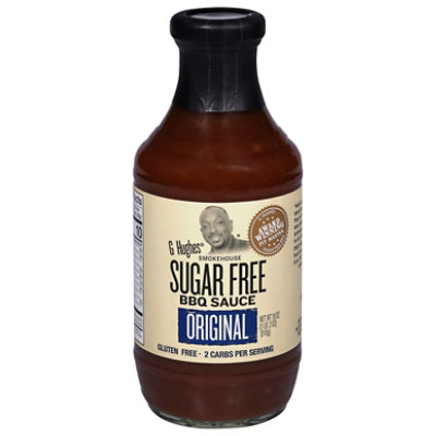 G Hughes Bbq Sauce Sugar Free Smokehouse Original - 18 Oz - Image 3