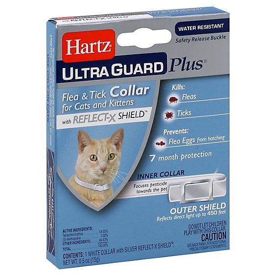 Hartz Ultraguard Plus Flea & Tick Collar for Cats and Kittens - 0.5 Oz