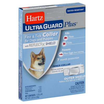 Hartz Ultraguard Plus Flea Tick Collar for Dogs and Puppies 0.92 Oz acmemarkets