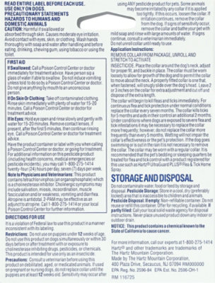 Hartz Ultraguard Collar Flea & Tick for Large Dog White Fresh Scent - 1.15 Oz - Image 4