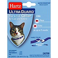 Hartz UltraGuard Flea & Tick Collar Purple For Cats And Kittens - Each - Image 2
