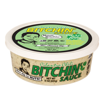 Bitchin' Sauce Cilantro Chili The Almond Dip - 8 Oz