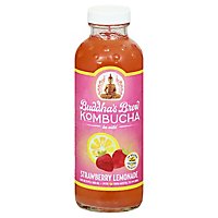 Buddhas Brew Bev Straw Lemon Kombucha - 16 Fl. Oz. - Image 1