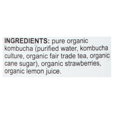 Buddhas Brew Bev Straw Lemon Kombucha - 16 Fl. Oz. - Image 5