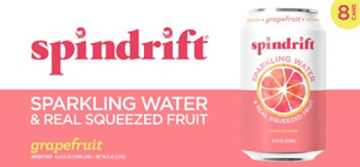 Spindrift Sparkling Water Grapefruit - 8-12 Fl. Oz. - Image 2