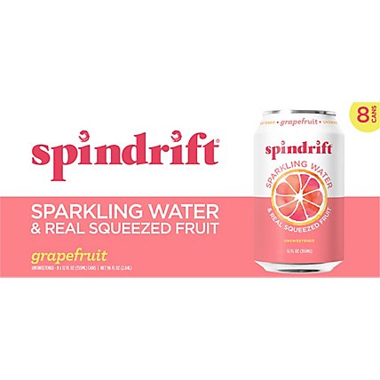Spindrift Sparkling Water Grapefruit - 8-12 Fl. Oz. - Image 6