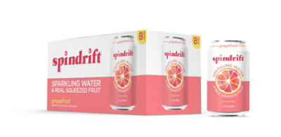 Spindrift Sparkling Water Grapefruit - 8-12 Fl. Oz. - Image 1