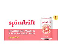 Spindrift Sparkling Water Grapefruit - 8-12 Fl. Oz.