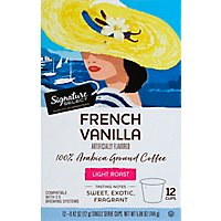 Signature SELECT Coffee Pods Light Roast French Vanilla - 12-0.42 Oz - Image 2