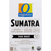 O Organics Coffee Organic Single Serve Cups Dark Roast Sumatran - 12-0.39 Oz - Image 1