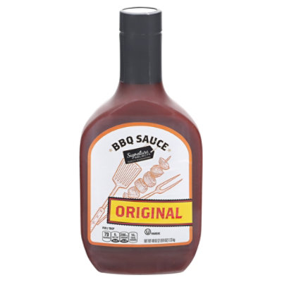 Signature SELECT Sauce Barbecue Original Bottle - 40 Oz - Image 4