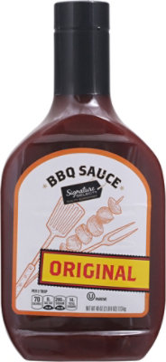 Signature SELECT Sauce Barbecue Original Bottle - 40 Oz - Image 2