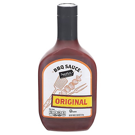 Signature SELECT Sauce Barbecue Original Bottle - 40 Oz