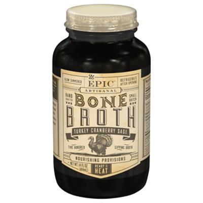 Epic Broth Turkey Bone Cranberry Sage - 14 Oz