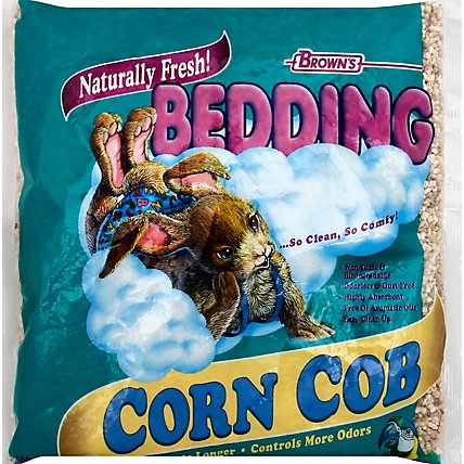 Browns Pet Bedding Corn Cob Bag - 5.87 Lb - Image 2