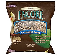 Browns Encore Pet Food Natural Cockatiel Food Classic Bag - 4 Lb
