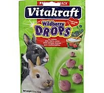 Vitakraft Drops For Rabbits With Wildberry Pouch - 5.3 Oz