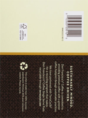 Don Franciscos Coffee Family Reserve Coffee Single Serve Medium Roast Kona Blend - 36-0.37 Oz - Image 5