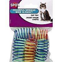 SPOT Cat Toy Colorful Springs Wide 10 Pack Card - 10 Count - Image 2