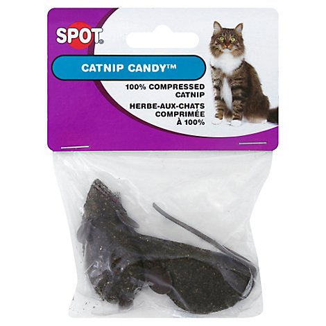 SPOT Cat Toy Catnip Candy Compressed Card - 2 Count