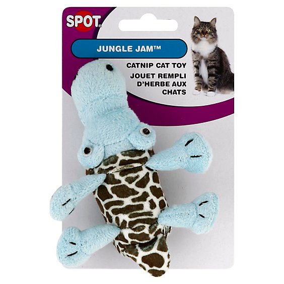 SPOT Cat Toy Jingle Jam Spotted Plush - Each