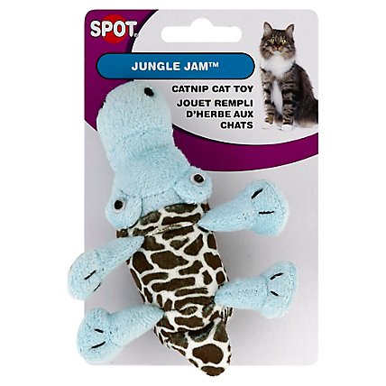 SPOT Cat Toy Jingle Jam Spotted Plush - Each - Image 1