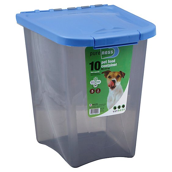 Van Ness Pureness Pet Food Container 10 Lb Food Capacity - Each