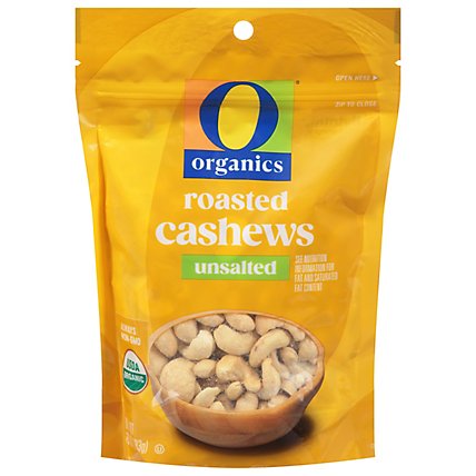 O Organics Cashews Roasted Unsalted - 10 Oz - Image 2