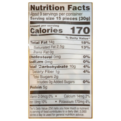 O Organics Cashews Roasted Unsalted - 10 Oz - Image 3