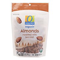 O Organics Organic Almonds Roasted with Sea Salt - 8 Oz - Image 1