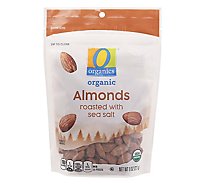 O Organics Organic Almonds Roasted with Sea Salt - 8 Oz