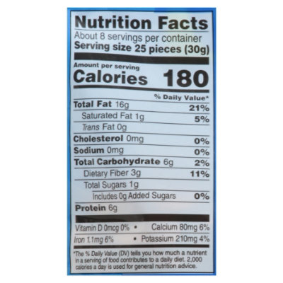 O Organics Almonds Roasted Unsalted - 8 Oz - Image 3