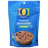 O Organics Organic Almonds Roasted Unsalted - 8 Oz - Image 1