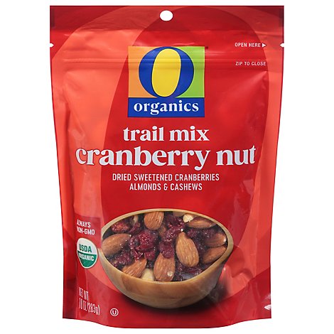 O Organics Organic Trail Mix Cranberry Pouch - 10 Oz