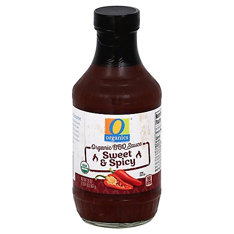 O Organics Organic BBQ Sauce Sweet & Spicy - 20 Oz